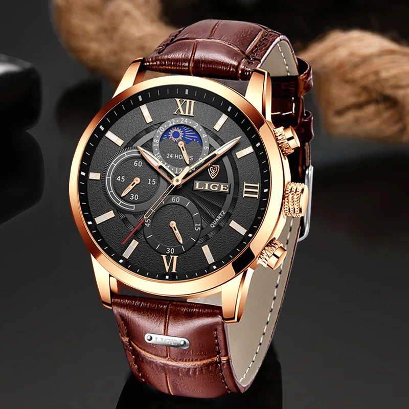 Relógio Original Impermeável Casual Masculino
