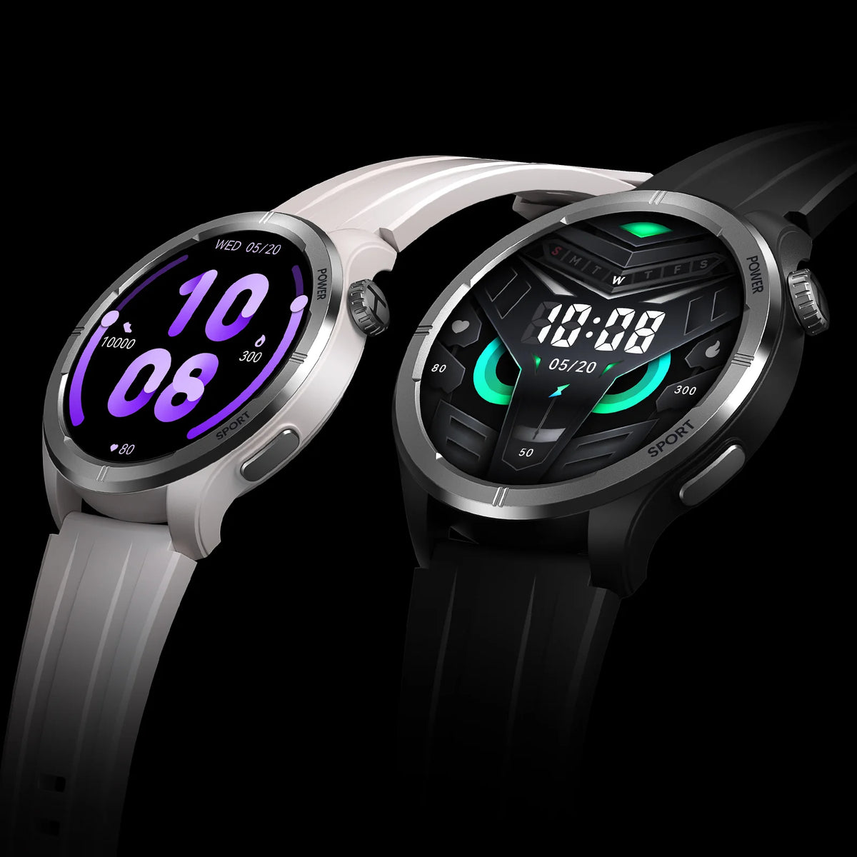 Smartwatch Solar Neo Preto
